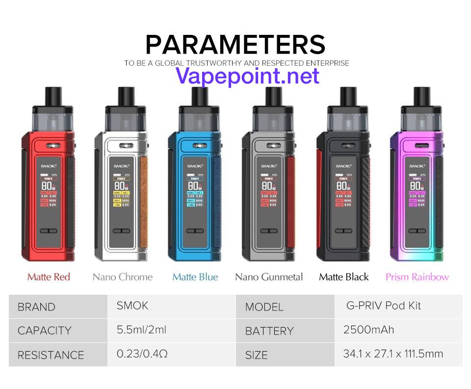 g-priv pod kit