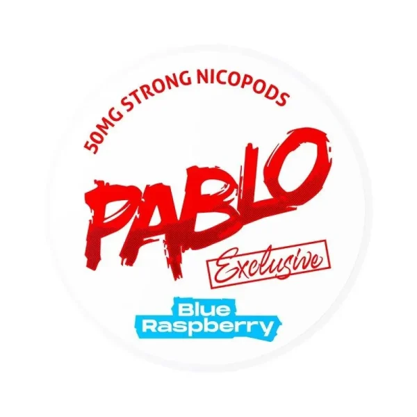 Blue Raspberry Exclusive Nicotine Pouches By Pablo 50Mg