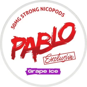 Grape Ice Grape Ice Exclusive Nicotine Pouches By Pablo 50Mg