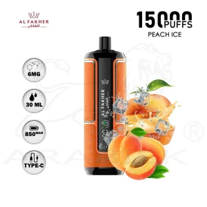 Al Fakher Crown Bar Disposables Vape Peach Ice