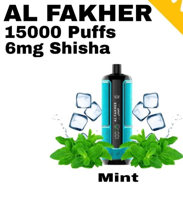 Al Fakher Crown Bar Disposables Vape Shisha Mint
