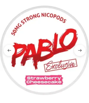 Strawberry Cheesecake Exclusive Nicotine Pouches By Pablo 50Mg
