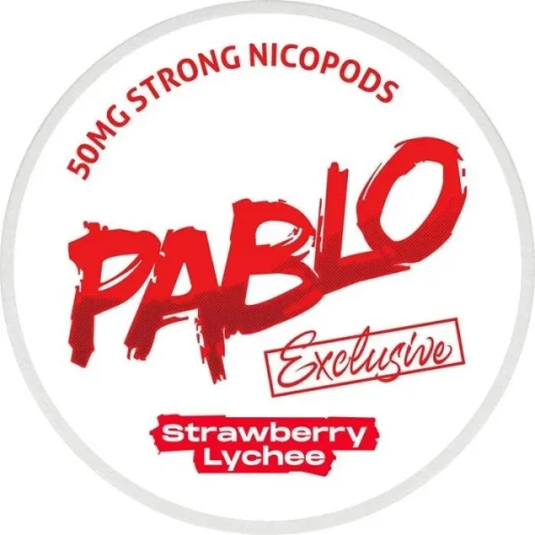Strawberry Lychee Strawberry Lychee Exclusive Nicotine Pouches By Pablo 50Mg