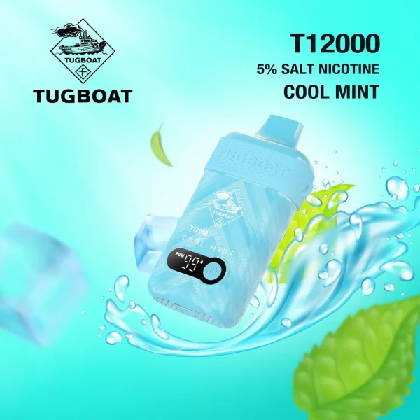 T12000 Cool Mint Tugboat T12000 Cool Mint Disposable Vape