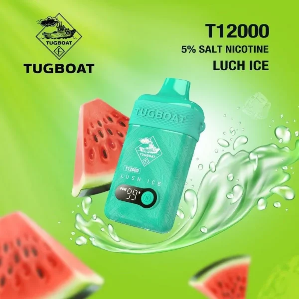 T12000 Lush Ice Tugboat T12000 Lush Ice Disposable Vape