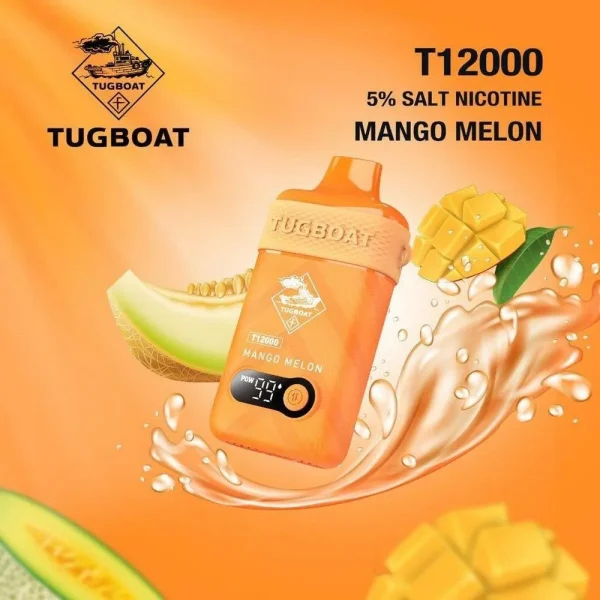 T12000 Mango Melon Tugboat T12000 Mango Melon Disposable Vape