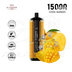 Al Fakher Crown Bar Disposables Vape Cool Mango