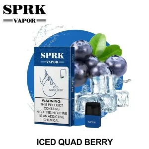 SPRK VAPOR POD ICED QUAD BERRY