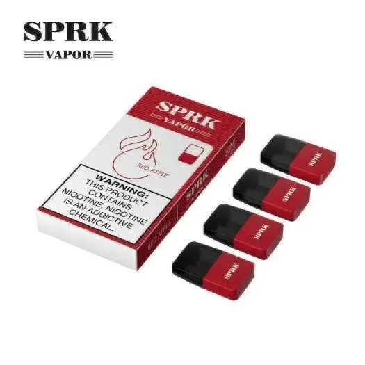 SPRK VAPOR RED APPLE PODS