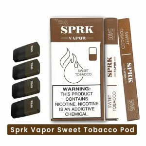 SPRK-VAPOR-SWEET-TOBACCO.webp SPRK VAPOR POD SWEET TOBACCO