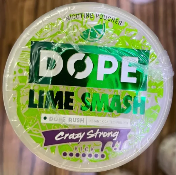 nicotine pouches dope lime smash crazy strong Dope Lime Smash Crazy Strong Nicotine Pouches